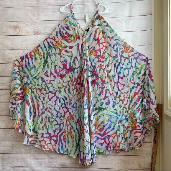 LA MODA VERY FULL WATERCOLOR PRINT MAXI DRESS‎ - Picture 10 of 10